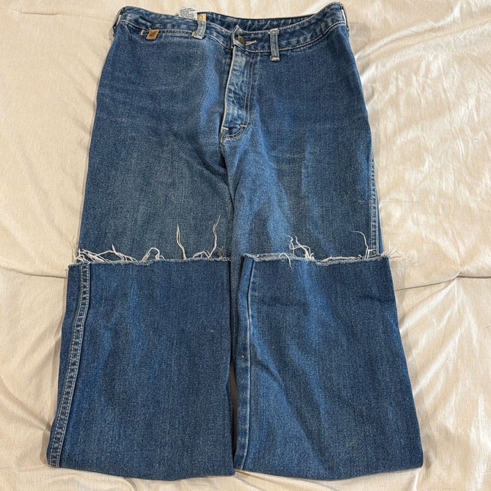 Jesse Jeans Vintage Western High-Waist Straight Jeans Dark Wash 13/14